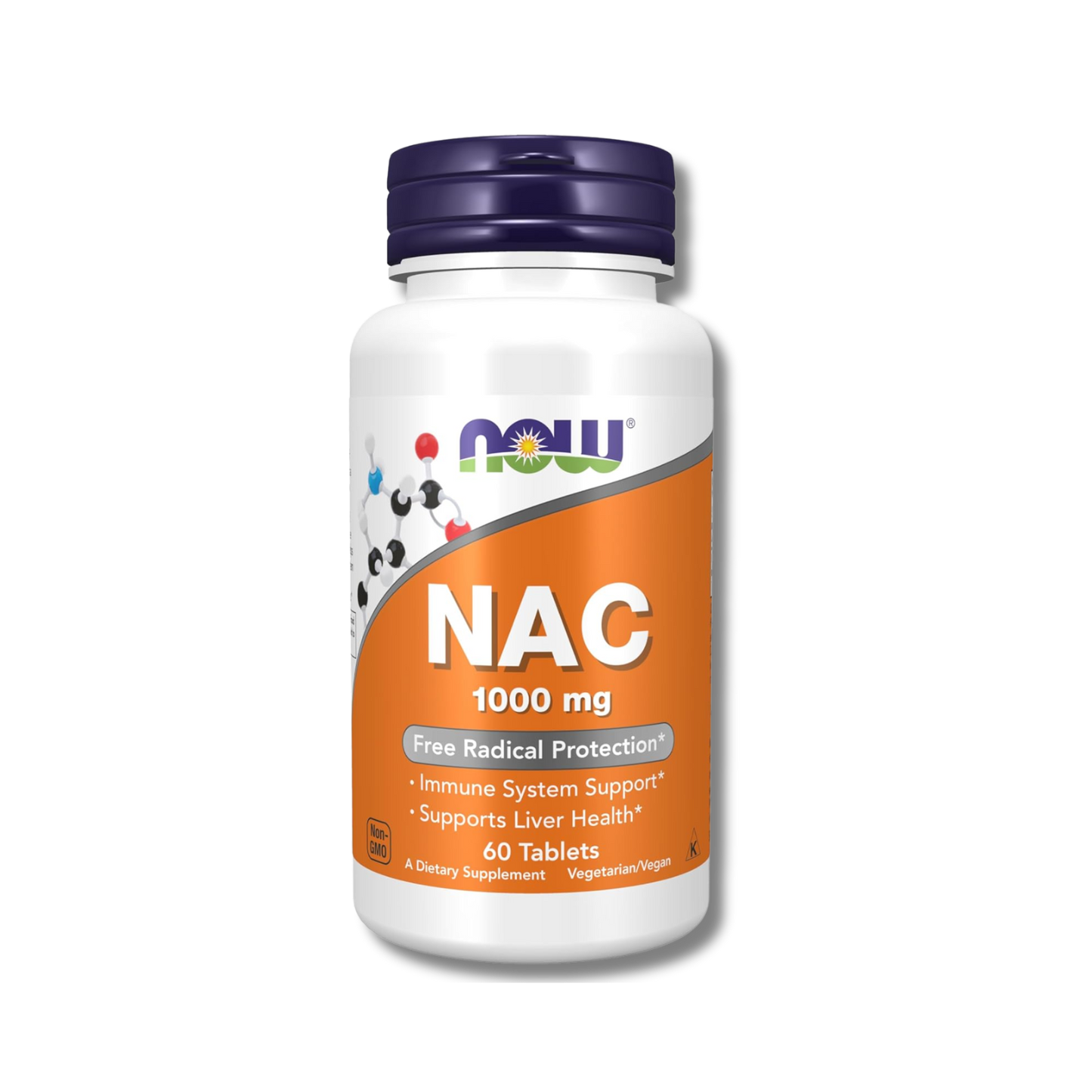 NOW NAC 1000g 60 Cápsulas