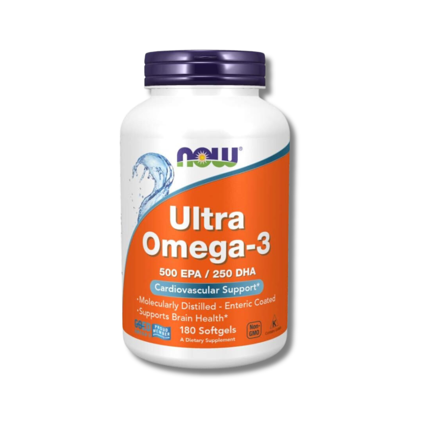NOW Suplementos Ultra Omega-3 180 Cápsulas