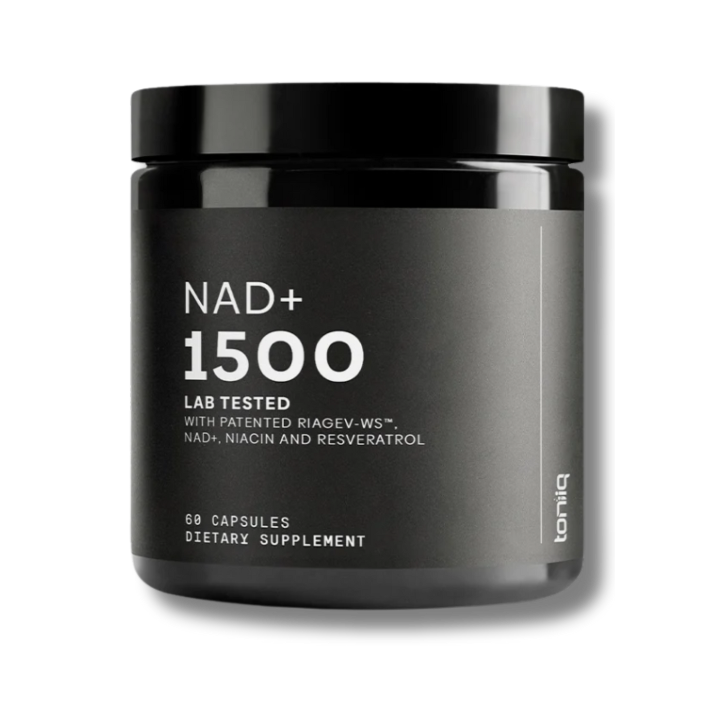 Toniiq Suplemento NAD+ de ultra alta resistencia de 1500 mg 60 Cápsulas