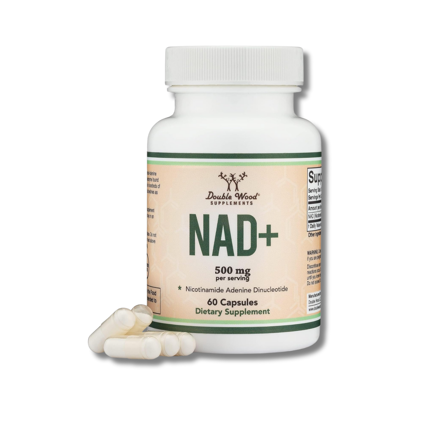 NAD+ 500 mg de 95% 60 Cápsulas
