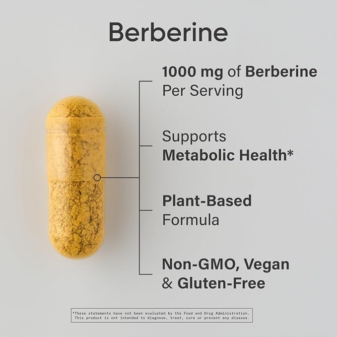Sports Research Berberina 1000 mg 60 Cápsulas