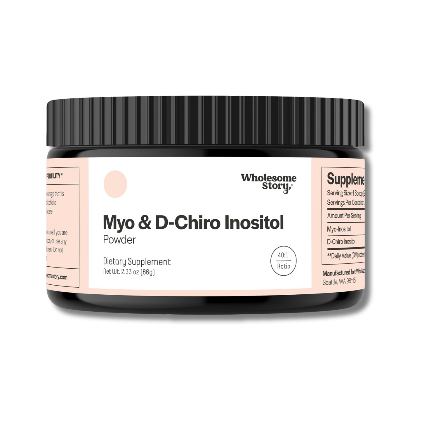 Myo-inositol e inositol D-Chiro en polvo 30 porciones