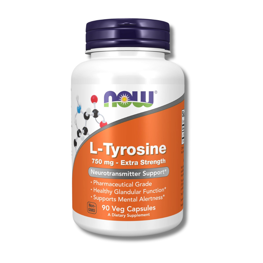 L-Tirosina 750 mg 90 Cápsulas Vegetales