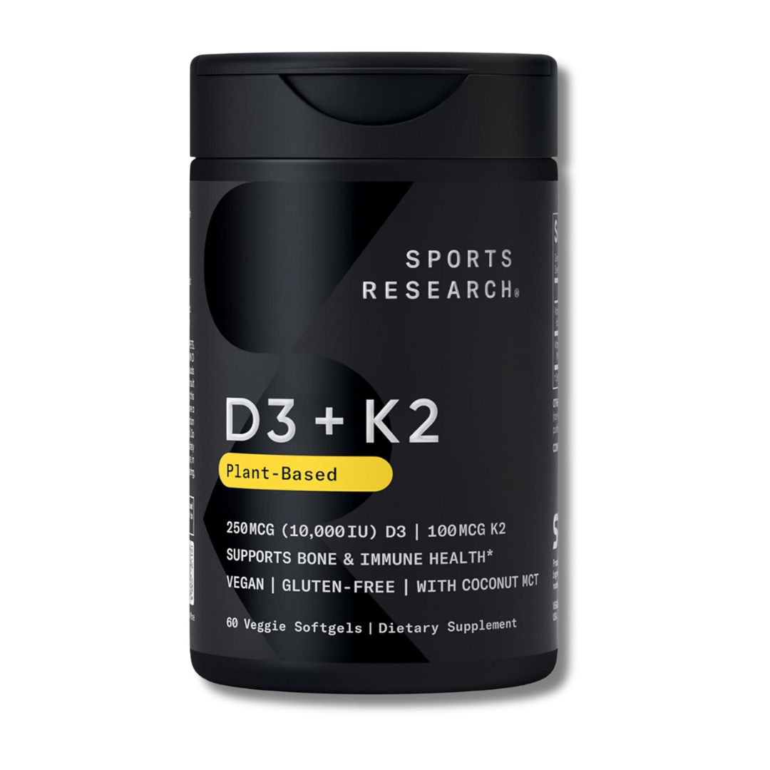 D3 10 000 IU + K2 100 MG SPORT RESEARCH 60 CÁPSULAS
