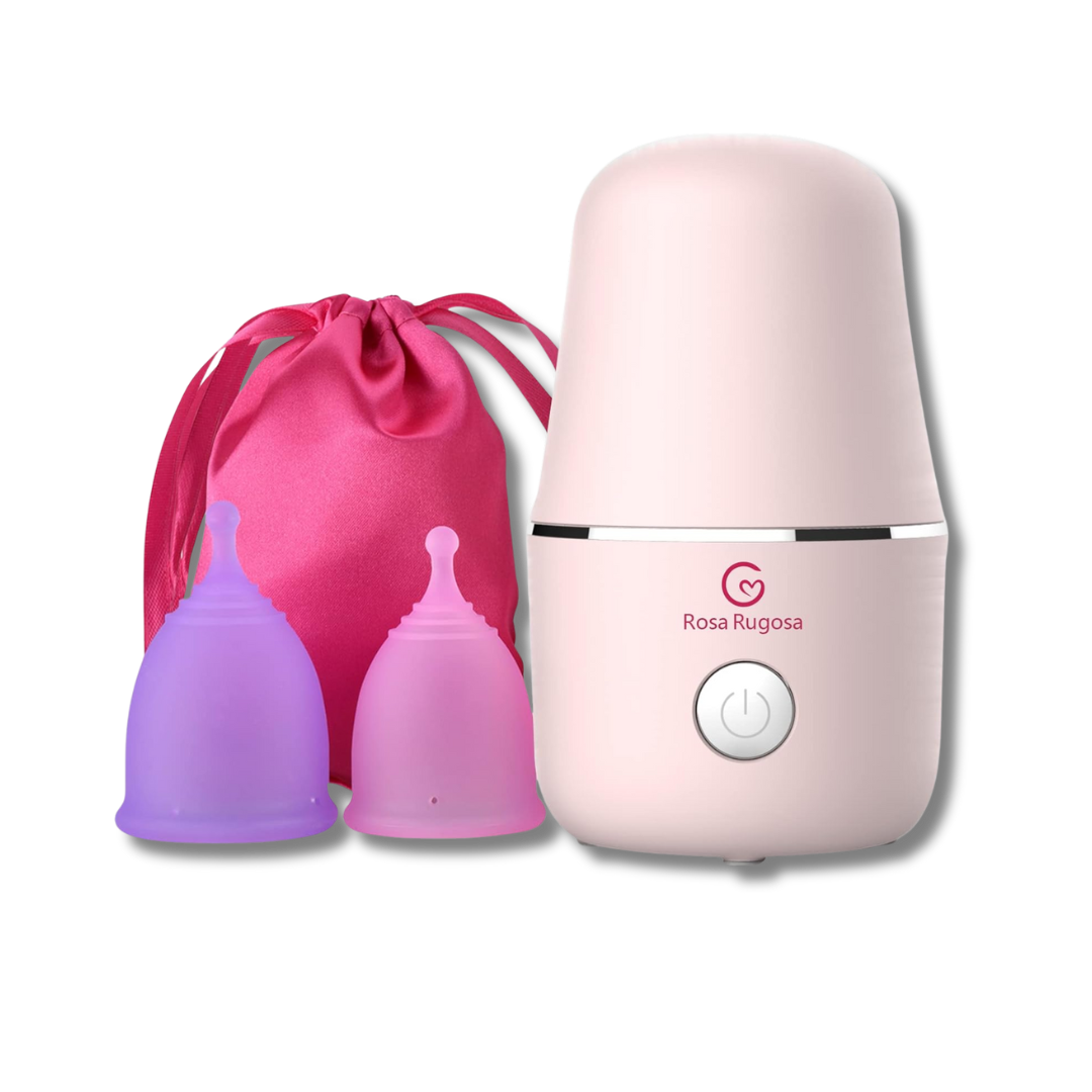 Copas menstruales + Esterilizador pack completo