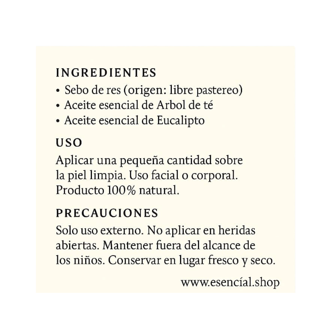 Sebo de res 150 ml