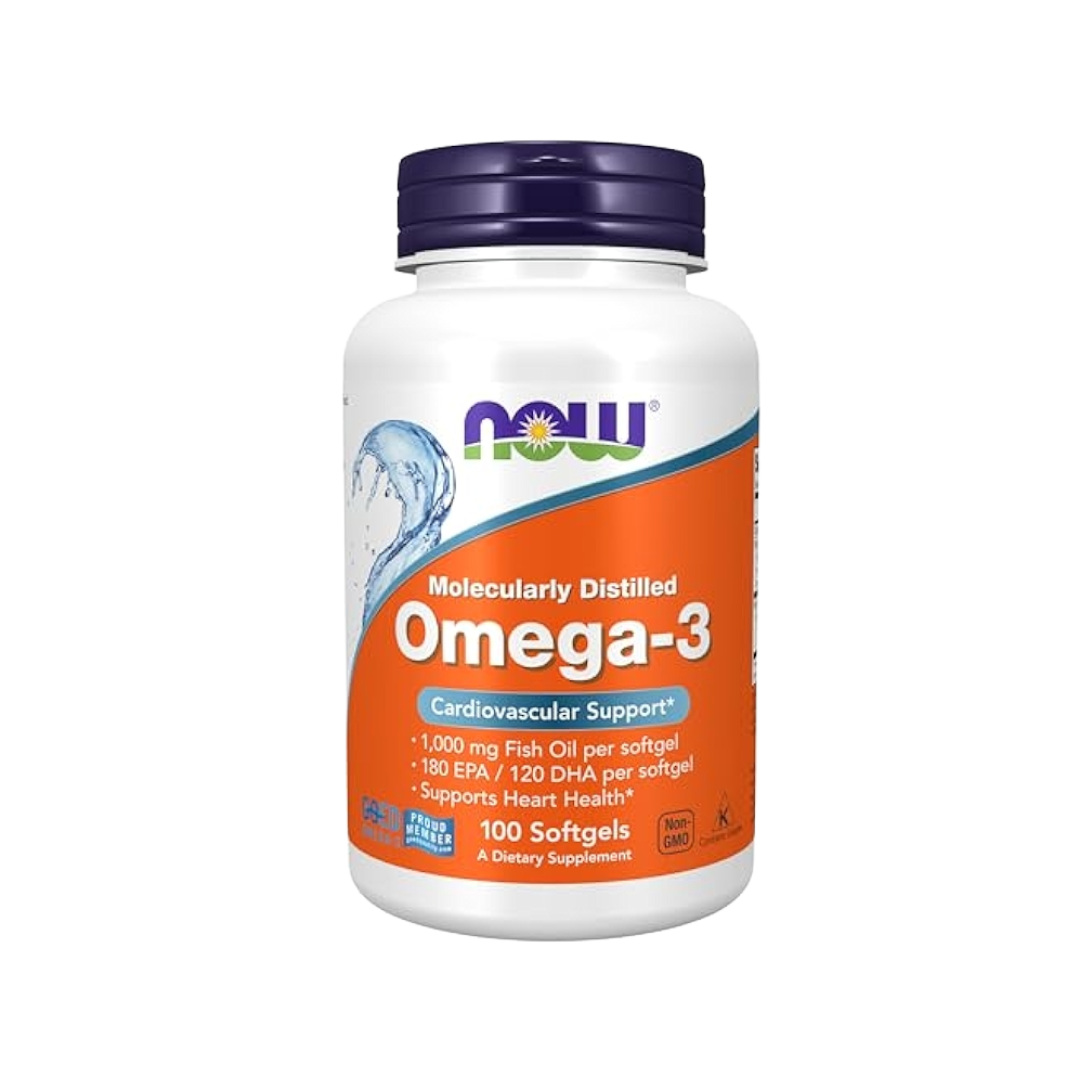 NOW, Omega-3 1000mg 100 Cápsulas