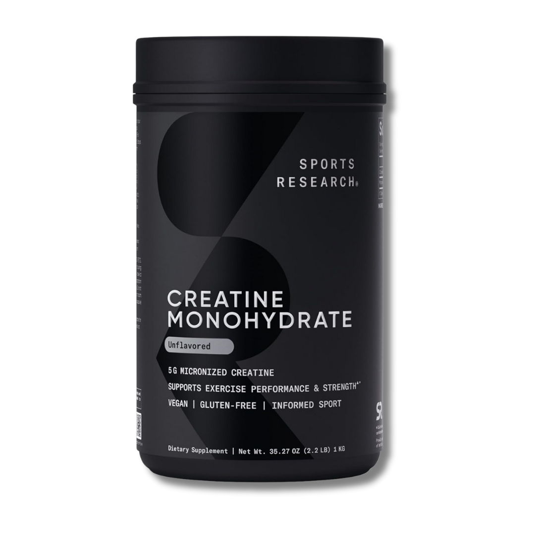 Creatina Monohidrato Sports Research 60 servicios