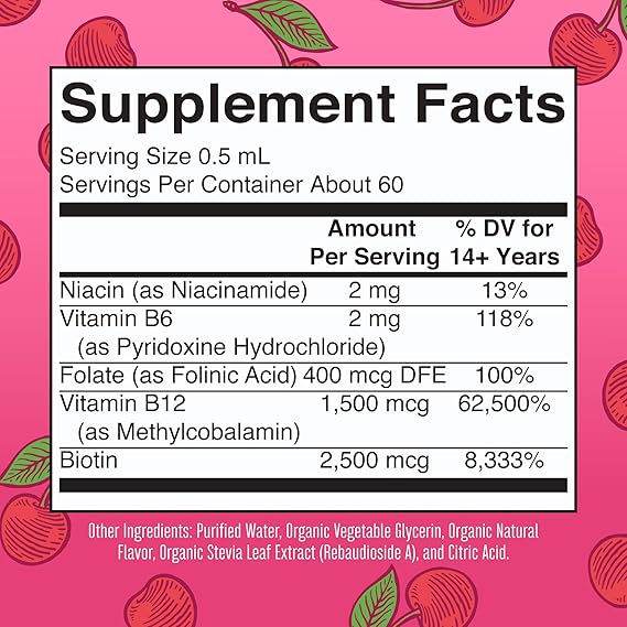 Vitaminas del Complejo B Orgánica 30 ml