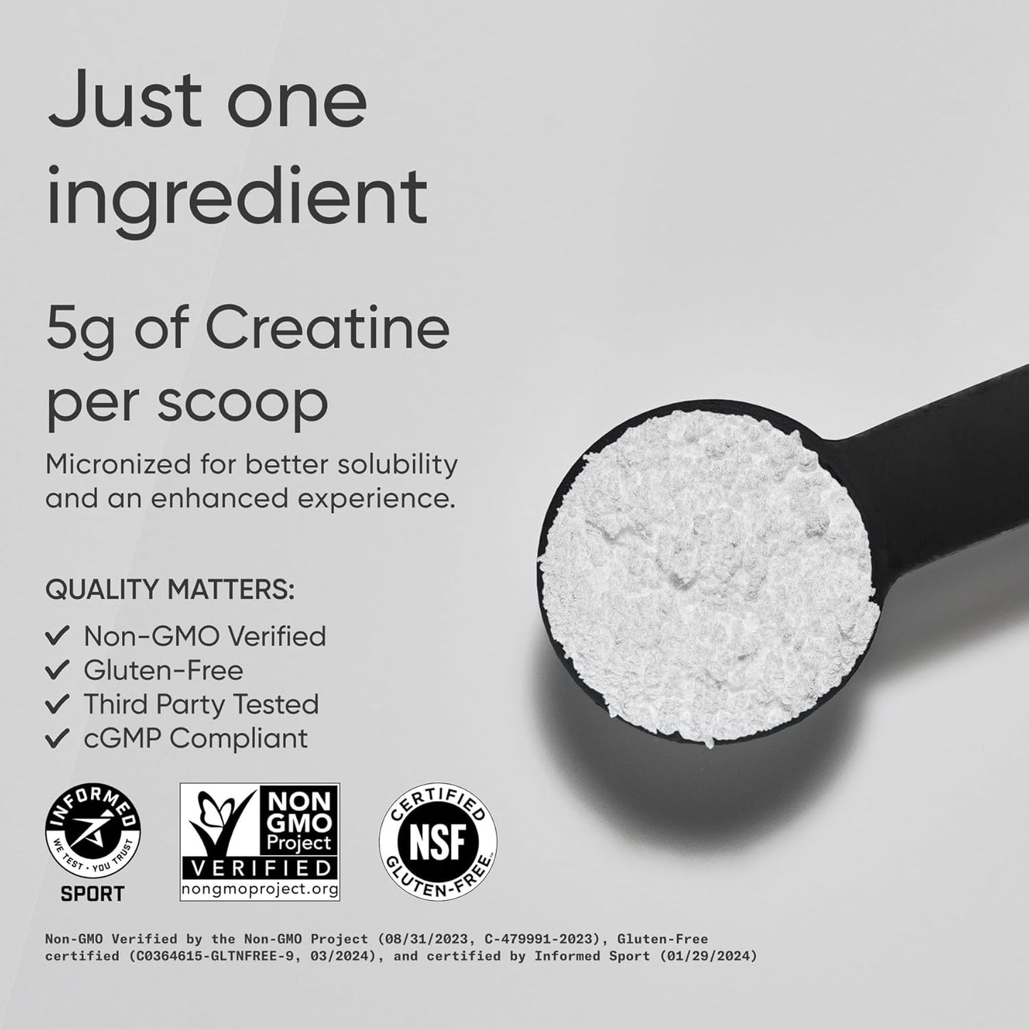 Creatina Monohidrato Sports Research 60 servicios