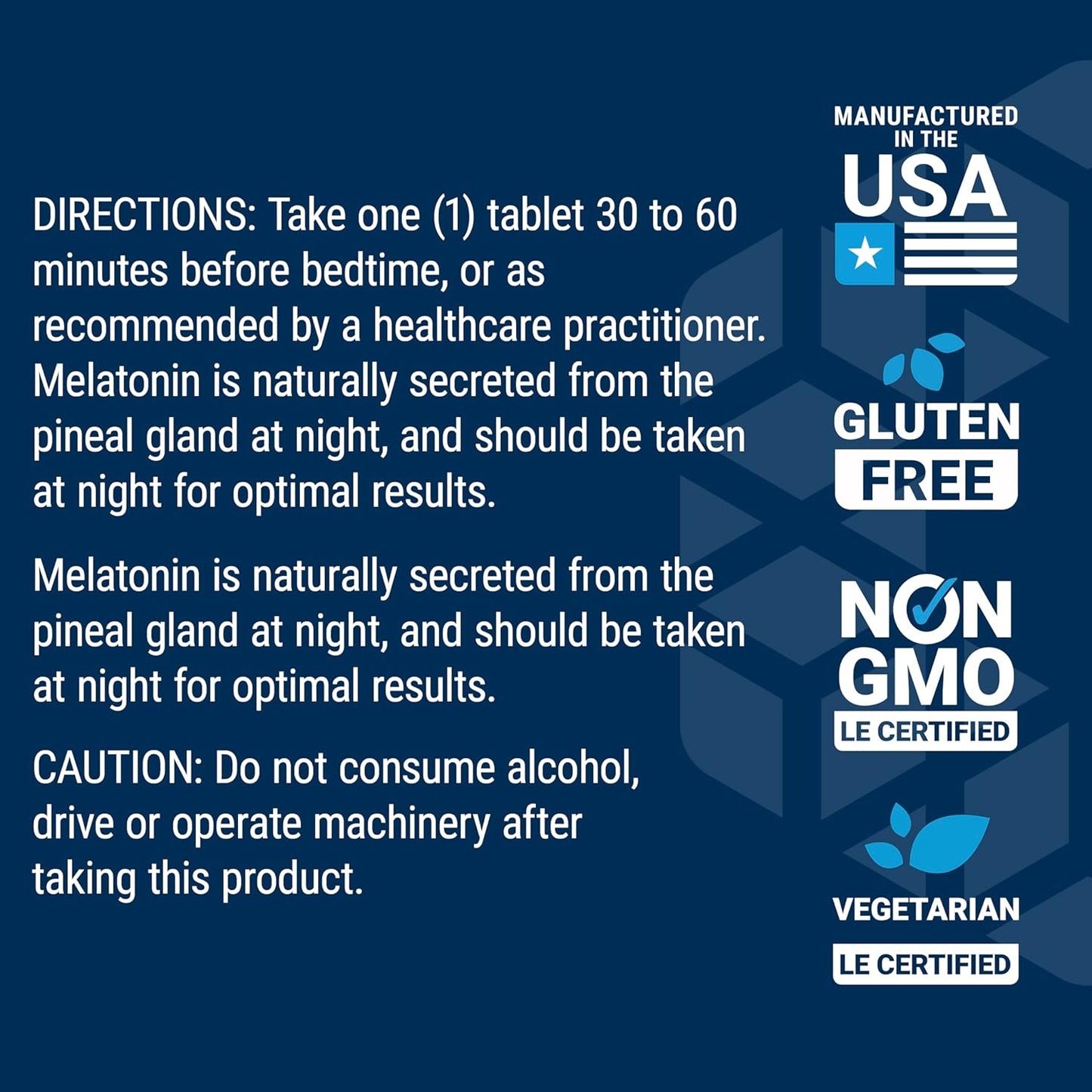 Melatonina 750 mcg 60 cápsulas
