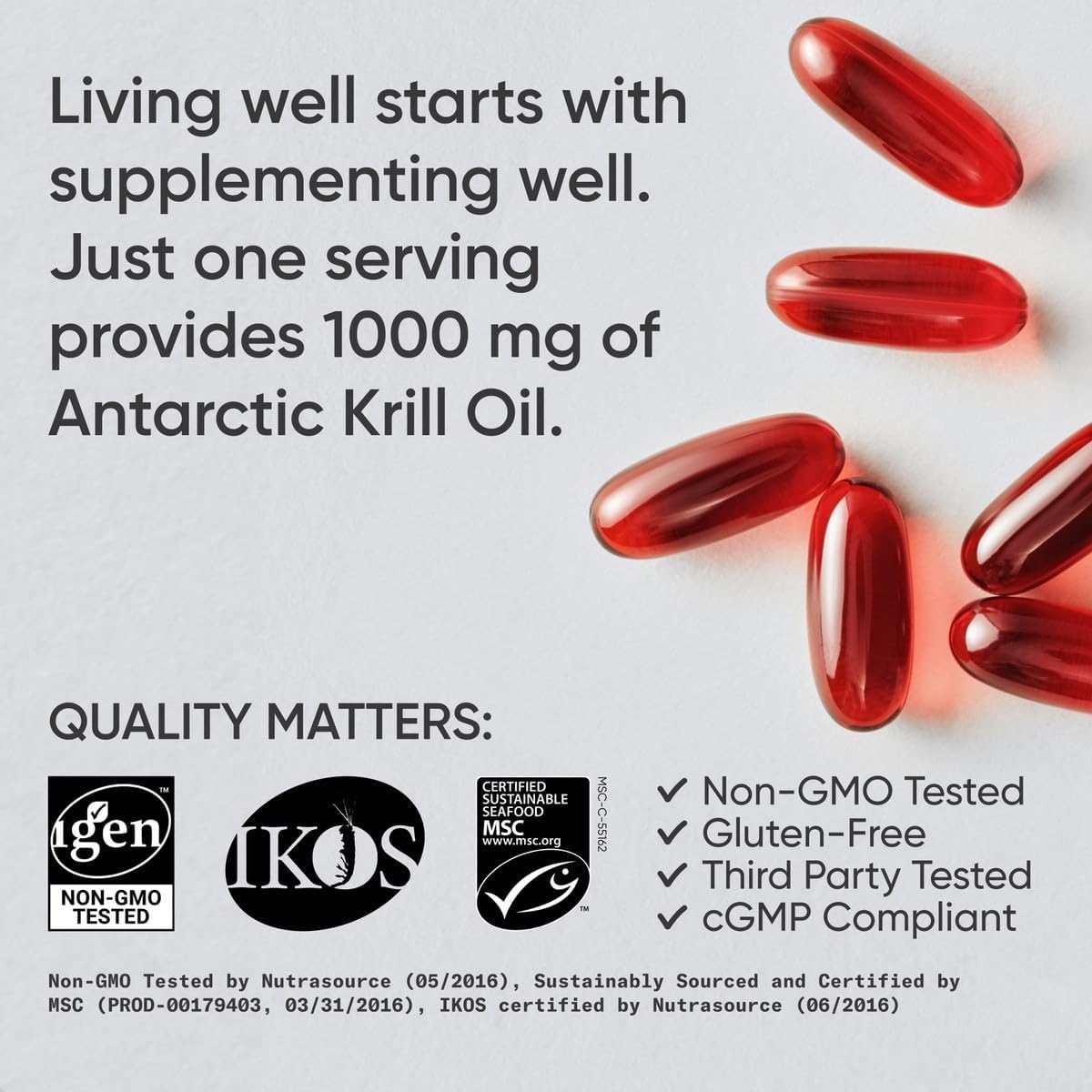 Sport Research Omega-3 Krill Antártico 60 Cápsulas