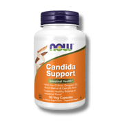 NOW, Candida Support con Pau D'Arco, aceite de orégano, nogal negro y ácido caprílico, 90 cápsulas vegetales