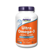 NOW Suplementos Ultra Omega-3 180 Cápsulas