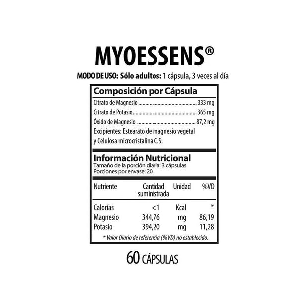 Myoessens 60 cápsulas