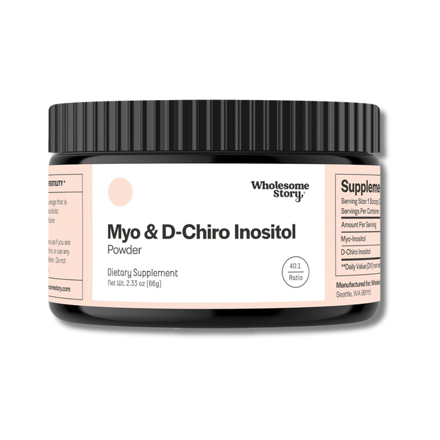 Myo-inositol e inositol D-Chiro en polvo 30 porciones