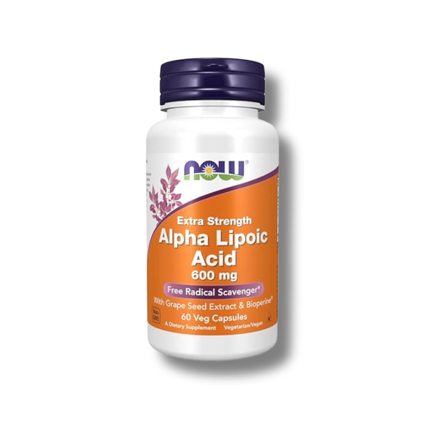 NOW Ácido alfa lipoico 600 mg 60 Cápsulas