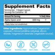 Ácido Alfa-Lipoico 600 mg 60 cápsulas
