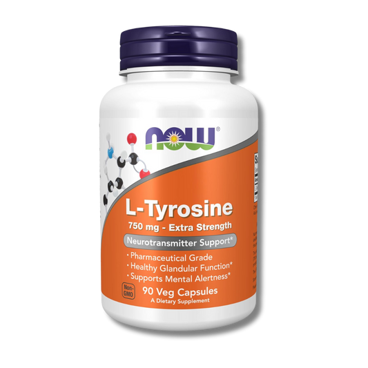 L-Tirosina 750 mg  90 Cápsulas Vegetales