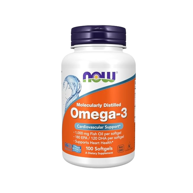 NOW, Omega-3 1000mg 100 Cápsulas