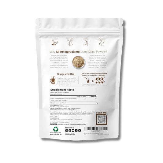 Melena de León Polvo Orgánico 227 g