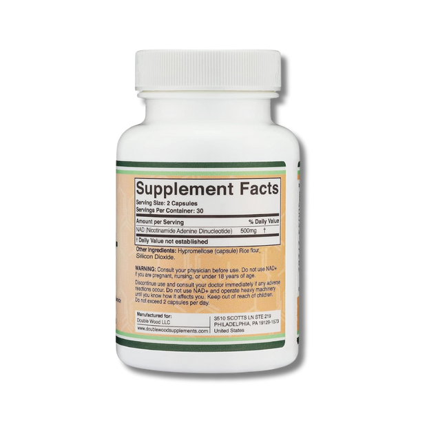 NAD+ 500 mg de 95% 60 Cápsulas