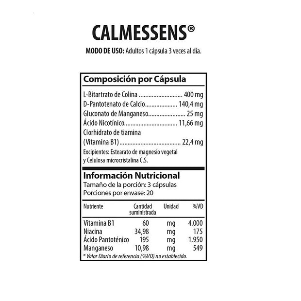 Calmessens 60 cápsulas