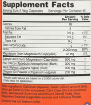 NOW, Candida Support con Pau D'Arco, aceite de orégano, nogal negro y ácido caprílico, 90 cápsulas vegetales