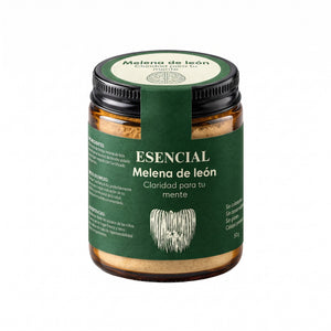 Melena de León Esencial | Polvo de Hericium erinaceus | 50 servicios